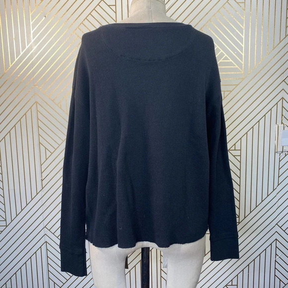 Anthropologie Sharlene Perkins Visions Of Change Top Graphic Thermal Size Small - Picture 9 of 11